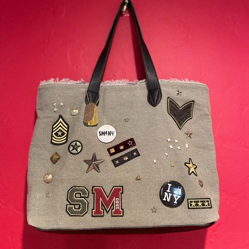 Steve Madden Military Tote.